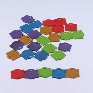 Custom Engraved Plastic/Acrylic Pet <b>Name</b> <b>Tag</b> with Custom Logo and Color Durable Stylish ID <b>Tag</b> for Pet Safety Identification - Product Image 1