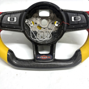 Service OEM/ODM, volant VW <span class=keywords><strong>Golf</strong></span> MK7 pour GTI Jetta GTE Passat MK6 R <span class=keywords><strong>GTD</strong></span> 7.5 Polo, maintien des fonctions d'origine - Product Image 5