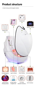 Cápsula de Spa con Vaporizador, Máquina de Sauna, <span class=keywords><strong>Terapia</strong></span> de Ozono, Eliminación de Metales Tóxicos Mediante Esterilización con Ozono - Product Image 6