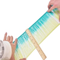 Personnalisé 10cm rayonne Ombre Crochet frange garnitures pour vêtements robes rideaux Textiles de maison décoration