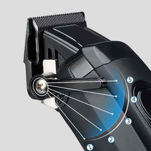 Tondeuse et coupe-cheveux professionnels sans fil rechargeables par USB pour hommes, pour une coupe de cheveux personnalisée à domicile - Product Image 2