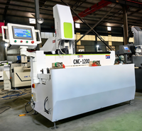 Meilleur prix en Chine, machine de perçage et de fraisage CNC en métal pour la fabrication de trous de charnières de fenêtres et de portes en PVC, profilés en aluminium de 1200 mm