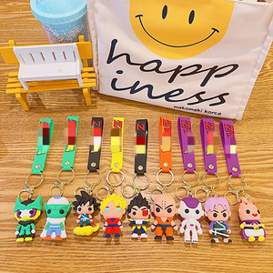 Nouveau design 3D PVC japonais dessin animé Anime <span class=keywords><strong>porte</strong></span>-clés <span class=keywords><strong>clé</strong></span> de voiture pendentif mignon <span class=keywords><strong>Goku</strong></span> <span class=keywords><strong>porte</strong></span>-clés - Product Image 4