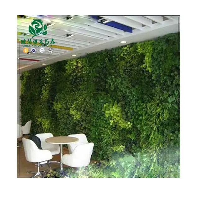 जेन xin क्यूई शिल्प दीवार लटका संयंत्र के लिए आउटडोर सजावटी/हरे रंग की दीवार/कृत्रिम घास दीवार