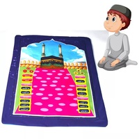 Muslim Set hadiah lipat Pembelajaran Islam edukasi alas doa interaktif untuk anak-anak untuk usia 3-9 tahun