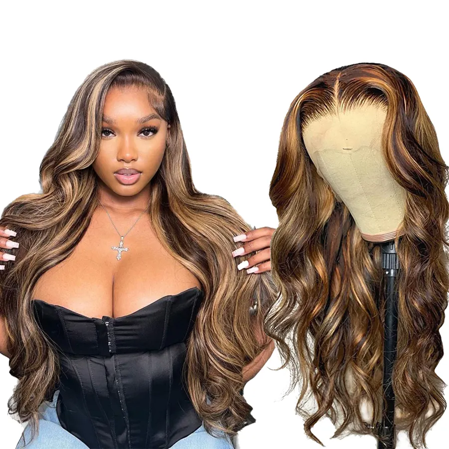 13x4 Body Wave Lace Front Wig Hd Transparent Full Lace Front Human Hair Wigs Brazilian For Black Women 13x6 lace Frontal Wig