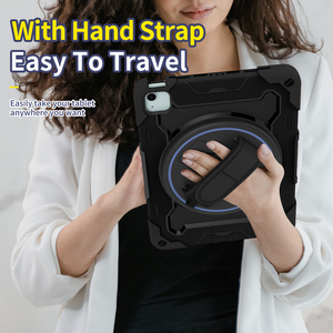 360 xoay tay dây đeo Tím Heavy Duty Rugged Tablet trường hợp bìa cho <span class=keywords><strong>ipad</strong></span> không khí 11 2024 11inch trường hợp - Product Image 3