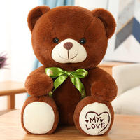 25cm/35cm/45cm joli petit ours en peluche en peluche mini ours en peluche rose ours en peluche