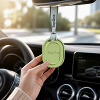 Désodorisant de voiture TopOne de luxe haut de gamme en plâtre aromatique, carte suspendue en gypse écologique avec parfum longue durée et élimination des odeurs