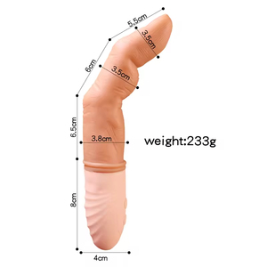 High-quality trend best-selling full silicone finger <b>vibrator</b> rechargeable 5 vibration AV sex toys for women - Product Image 6