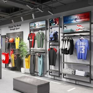 Laris kustom Modern rak olahraga tampilan modis eceran Sneaker toko dekorasi perabotan trendi desain Interior toko olahraga - Product Image 3
