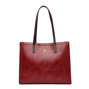 New Collection Geometric Pattern <b>Soft</b> PU <b>Leather</b> Ladies Shoulder Tote <b>Bag</b> Large Capacity Fashion Retro All Seasons Tanjing - Product Image 4