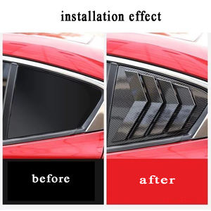 Panel de obturador triangular <span class=keywords><strong>para</strong></span> ventana trasera de coche, decoración de estilo <span class=keywords><strong>para</strong></span> <span class=keywords><strong>Mazda</strong></span> <span class=keywords><strong>3</strong></span> Axela 2020 2021 <span class=keywords><strong>2022</strong></span> 2023 2024 2025 2026 Bp, <span class=keywords><strong>accesorios</strong></span> - Product Image 2