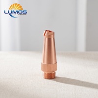 LUMOSLASER Qilin Type-D M10 Buse de soudage laser à interstice étroit avec débit de gaz précis et coupelle de protection en cuivre pour torche de soudage continu