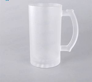 Mug de 16 oz pour sublimation par transfert thermique, verre vierge à revêtement pour bière et vin, vente en gros aux États-Unis, sac OPP, articles promotionnels classiques, 16 oz - Product Image 3