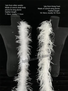 4ply Bulk <strong>White</strong> Scarf Ostrich <strong>Feather</strong> <strong>Boa</strong> for Women Home Party Wedding Cxmas Decor DIY Clothing Costume Dance Dress Accecssory - Product Image 3