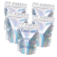 Sachets Doypack en aluminium anti-humidité pour snacks, avec fermeture éclair et logo personnalisable, vente en gros