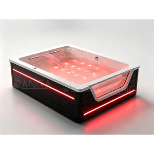 Jacuzzi extérieur de luxe pour 2 à 4 personnes, bain à remous intérieur, baignoire à remous, spa hydromassant - Product Image 5