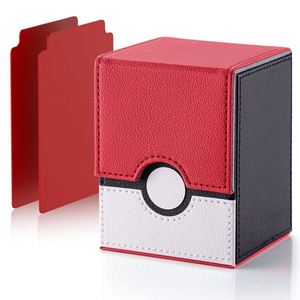 Étui de rangement pour cartes à collectionner FX Custom 150+ Premium, taille standard, adapté à plus de 100 cartes sous protège-cartes, en cuir PU, fermeture éclair en plastique - Product Image 4