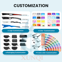 Lunettes de soleil de sport polarisées professionnelles pour hommes, avec logo personnalisé, pour VTT, vélo, baseball, interchangeables, pour l'extérieur