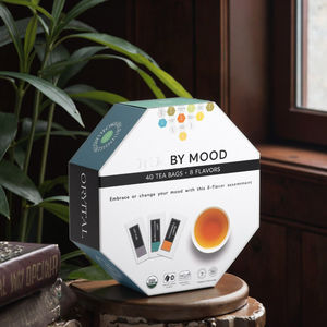 Muestra Gratuita de Té Orgánico de Mood Gift Set, 40 Bolsitas de Té |   Mezclas Premium de Té Negro, Pu-erh, <span class=keywords><strong>Verde</strong></span>, Mate, <span class=keywords><strong>Rooibos</strong></span> y Hierbas - Product Image 3