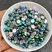 Magenta Lumière de Haute Qualité Motif Strass Pierres de Cristal de Verre Non-Hot Fix à des Fins Décoratives