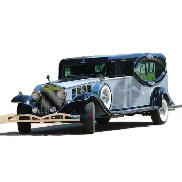 2023 Carro de ataúd de diseño moderno Vehículo funerario eléctrico antiguo Carro fúnebre eléctrico vintage Coche funerario a la venta