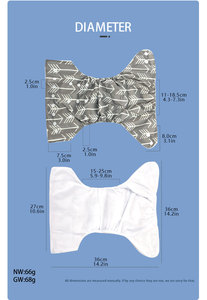 <span class=keywords><strong>Couche</strong></span> en tissu imprimée <span class=keywords><strong>lavable</strong></span> réutilisable de vente d'usine pour le bébé âgé de 1 à 3 ans une rangée s'enclenche anti-suintement - Product Image 3