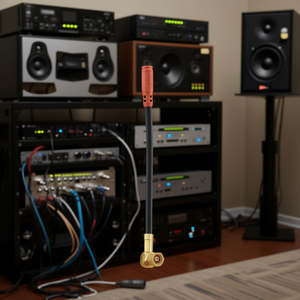 Cable Smc Hembra a Hembra de 90 Grados, 1 Metro, Conexión de Audio y Video - Product Image 3