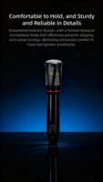 Microphone sans fil dynamique portable personnalisable pour karaoké, récepteur universel à chargement Type C, monocanal
