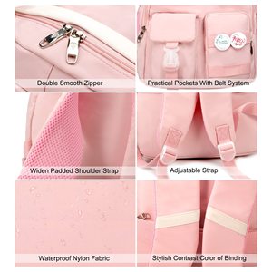 Sacs à dos d'étudiant en nylon pour garçons et filles cartables <span class=keywords><strong>de</strong></span> grande capacité avec USB mode sacs <span class=keywords><strong>de</strong></span> <span class=keywords><strong>livre</strong></span> mignons sacs <span class=keywords><strong>de</strong></span> voyage <span class=keywords><strong>de</strong></span> sport décontractés - Product Image 3