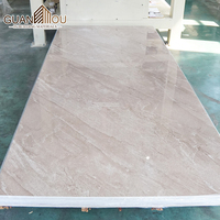 Impression 3D, vente chaude, feuille de marbre en PVC UV pour la décoration murale intérieure