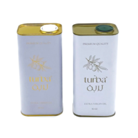 Venta al por mayor 500ml 16oz grado alimenticio diseño personalizado vacío aceite de oliva latas de Metal cocinas uso de aceite comestible lata