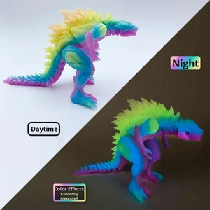 Rey de los Monstruos, Juguete de Dinosaurio Articulado, Figura de Acción con Articulaciones Móviles, Escala 1/12, Colección Unisex - Product Image 6