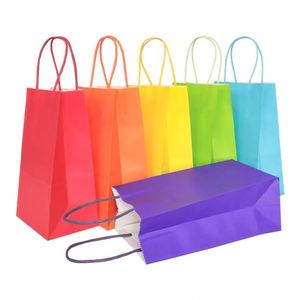 Sacs en papier kraft personnalisés de luxe avec logo imprimé, marron et blanc, pour les promotions en supermarché, utilisant des matériaux recyclés - Product Image 1
