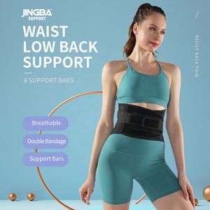 Sabuk Penyangga Pinggang JINGBA, Pereda Nyeri Punggung, Sciatica, Hernia Diskus, Penyangga Bernapas dengan Bantalan Pinggang untuk Olahraga - Product Image 3
