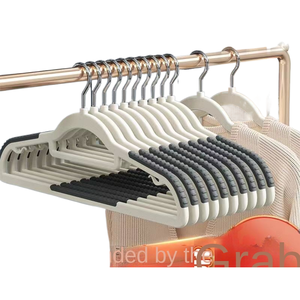 Пластиковые верхние вешалки, многофункциональные вешалки для одежды, оптовая продажа, бутик, Нескользящие вешалки для одежды - Product Image 1