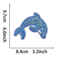 En gros, Patchs brodés de paillettes à motifs de fruits tropicaux pour les vacances d'été, Badges thermocollants pour vêtements, sacs, chapeaux et décoration DIY