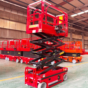 رافعة مقصية كهربائية هيدروليكية ذاتية الدفع للبناء من الفولاذ المنغنيزي Q500 مع شحن مجاني - Product Image 4