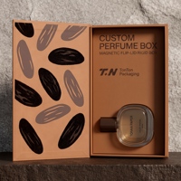 Boîte-cadeau de luxe personnalisée pour Cologne Orange et collection de parfums, boîte magnétique avec boîte en papier pour emballage de parfum