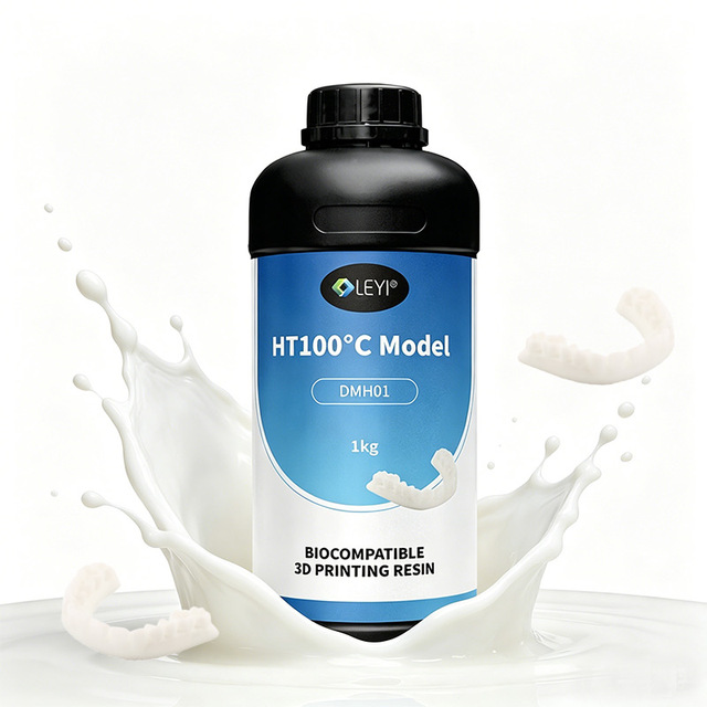 LEYI High Temperature 3d Printer Resin 200 Celsius Degree Heat Resistant 3d Resin for Dental Mold