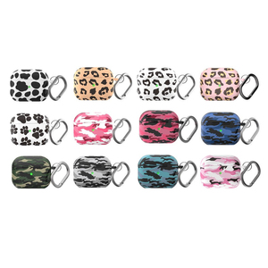 Funda con estampado de leopardo para <span class=keywords><strong>Apple</strong></span> <span class=keywords><strong>Airpods</strong></span>, funda con estampado de leopardo para <span class=keywords><strong>AirPods</strong></span> 1 2 3 - Product Image 1