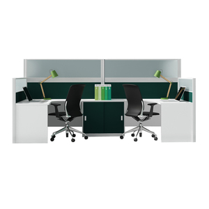 Thiết kế phổ biến 3 người văn phòng phân vùng tường trung tâm cuộc gọi melamine bàn văn phòng - Product Image 1
