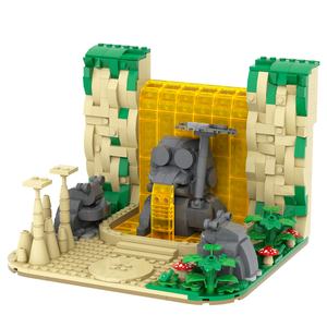 MOC1346 Anime japonais MOC Mount Myoboku 779PCS Blocs de construction Jouet de collection Briques - Product Image 1