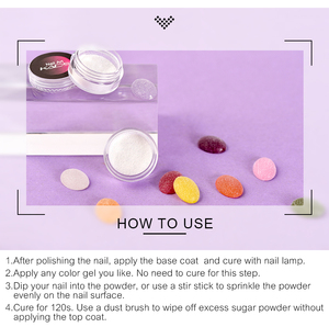 Poudre de paillettes pour ongles 2g, effet holographique chromé, pour la décoration des ongles, pour salon de manucure, DIY, vente en gros - Product Image 6