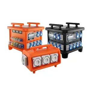 Saipwell, equipo de distribución de energía personalizado, caja de enchufe combinada portátil a prueba de agua, caja de control de energía resistente a la intemperie