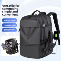 Mochila Oxford al Vacío Unisex, Multifuncional, para Negocios, Viajes, Computadora, Transpirable, de Gran Capacidad, con Bolsa de Compresión al Vacío