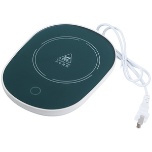 Custom Made 55 Degree Constant Temperature Heated Coaster <b>USB</b> Power Intelligent <b>Control</b> For Home Use - Product Image 4