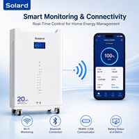 Batterie LiFePO4 Lithium-Ion Empilable 20 kWh, Fiabilité Énergétique, Prix Usine, Stockage d'Énergie Domestique, Meilleure Vente, Garantie 10 Ans