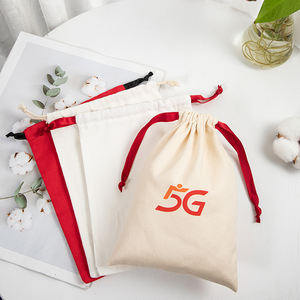 ถุงผ้าฝ้ายใส่เครื่องประดับคุณภาพสูง ทันสมัย ถักอย่างดี พร้อมโลโก้ - Product Image 5